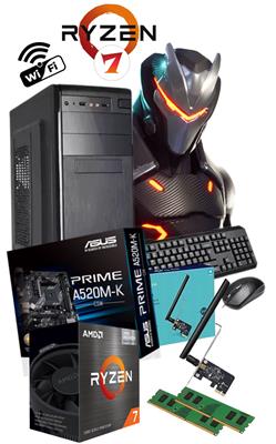 PC AMD RYZEN 7 5700G 16GB 240GB A520 KIT +WIFI